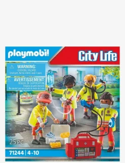 PLAYMOBIL City Life Räddningsteam - 71244 - City Life|Barn Playmobil Leksaker