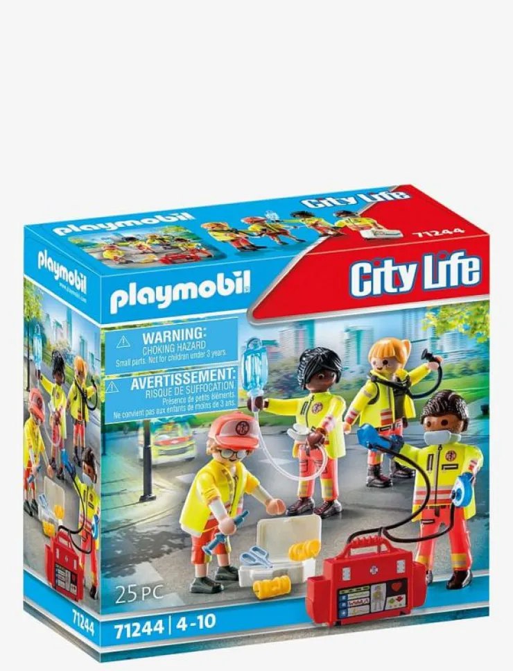 PLAYMOBIL City Life Räddningsteam - 71244 - City Life|Barn Playmobil Leksaker