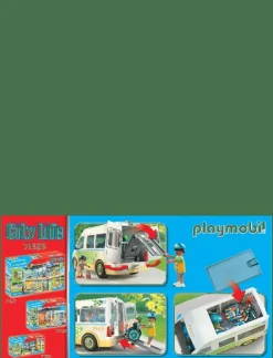 Barn PLAYMOBIL Playmobil Leksaker|City Life Skolbuss - 71329 - City Life