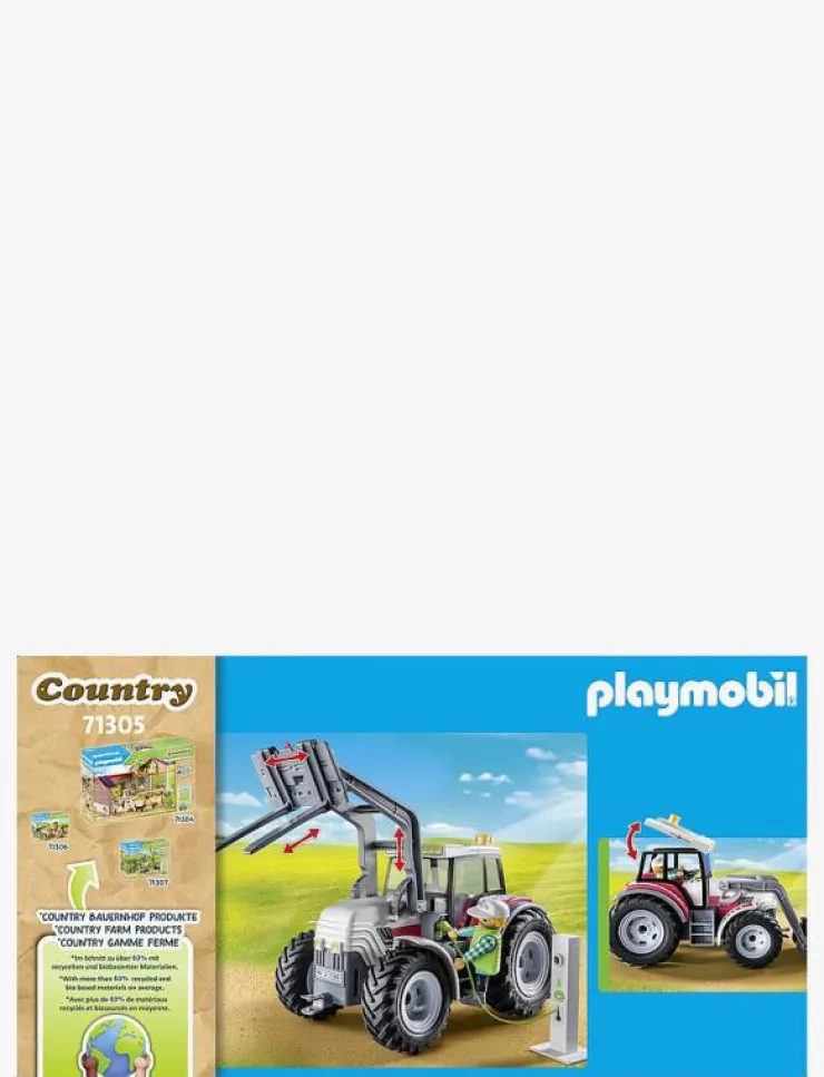 Barn PLAYMOBIL Playmobil Leksaker|Country Stor traktor - 71305 - Country