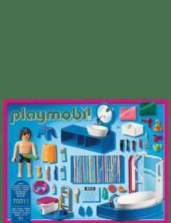 PLAYMOBIL Dollhouse Badrum - 70211 - Dollhouse|Barn Playmobil Leksaker