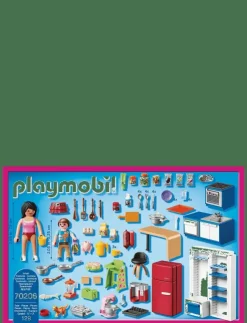 PLAYMOBIL Dollhouse Familjekök - 70206 - Dollhouse|Barn Playmobil Leksaker