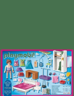 Barn PLAYMOBIL Playmobil Leksaker|Dollhouse Sovrum med syhörna - 70208 - Dollhouse