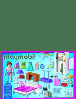 Barn PLAYMOBIL Playmobil Leksaker|Dollhouse Sovrum med syhörna - 70208 - Dollhouse