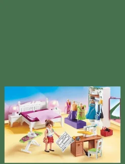 Barn PLAYMOBIL Playmobil Leksaker|Dollhouse Sovrum med syhörna - 70208 - Dollhouse
