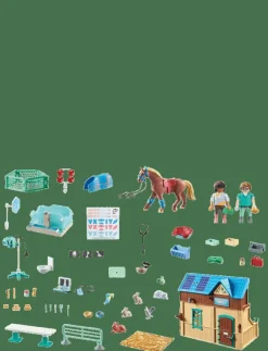 PLAYMOBIL Horses of Waterfall Riding Therapy and Veterinary Practice - 71352 - Horses of Waterfall|Barn Playmobil Leksaker