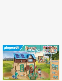 PLAYMOBIL Horses of Waterfall Riding Therapy and Veterinary Practice - 71352 - Horses of Waterfall|Barn Playmobil Leksaker