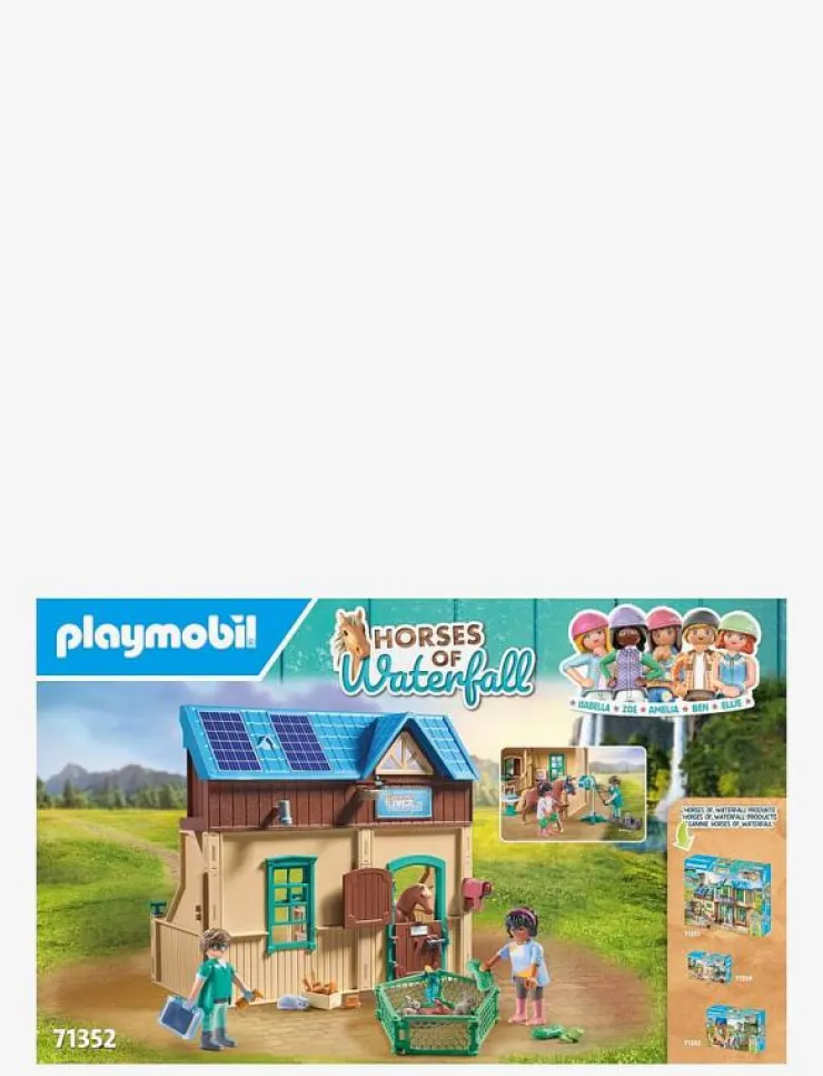 PLAYMOBIL Horses of Waterfall Riding Therapy and Veterinary Practice - 71352 - Horses of Waterfall|Barn Playmobil Leksaker