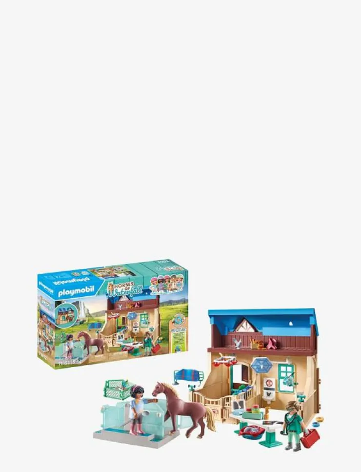 PLAYMOBIL Horses of Waterfall Riding Therapy and Veterinary Practice - 71352 - Horses of Waterfall|Barn Playmobil Leksaker