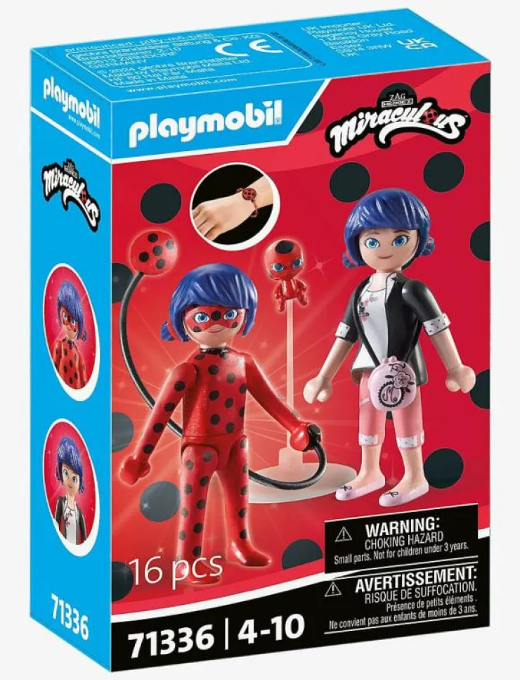 Barn PLAYMOBIL Playmobil Leksaker|Miraculous: Marinette & Ladybug - 71336 - Figures
