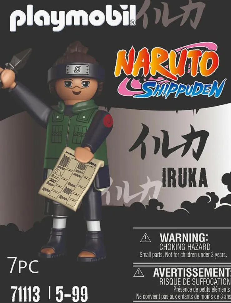 PLAYMOBIL Naruto Iruka - 71113 - Naruto|Barn Playmobil Leksaker