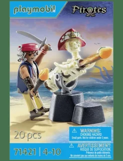 Barn PLAYMOBIL Playmobil Leksaker|Pirates Kanonmästare - 71421 - Pirates