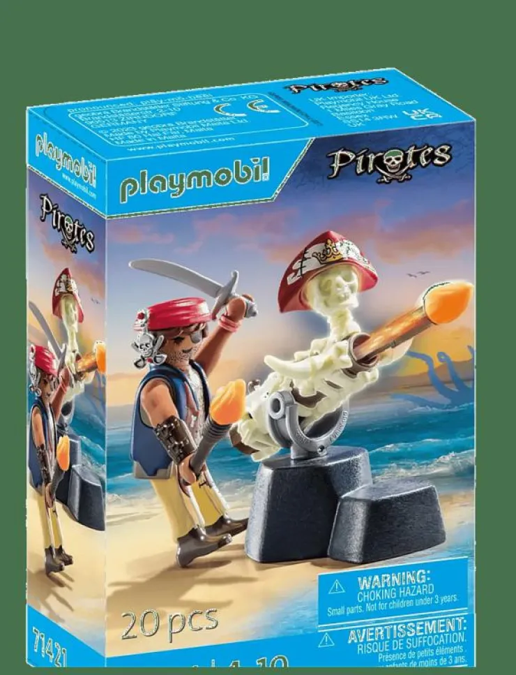 Barn PLAYMOBIL Playmobil Leksaker|Pirates Kanonmästare - 71421 - Pirates