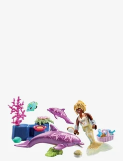 PLAYMOBIL Princess Magic Sjöjungfru med delfiner - 71501 - Princess Magic|Barn Playmobil Leksaker