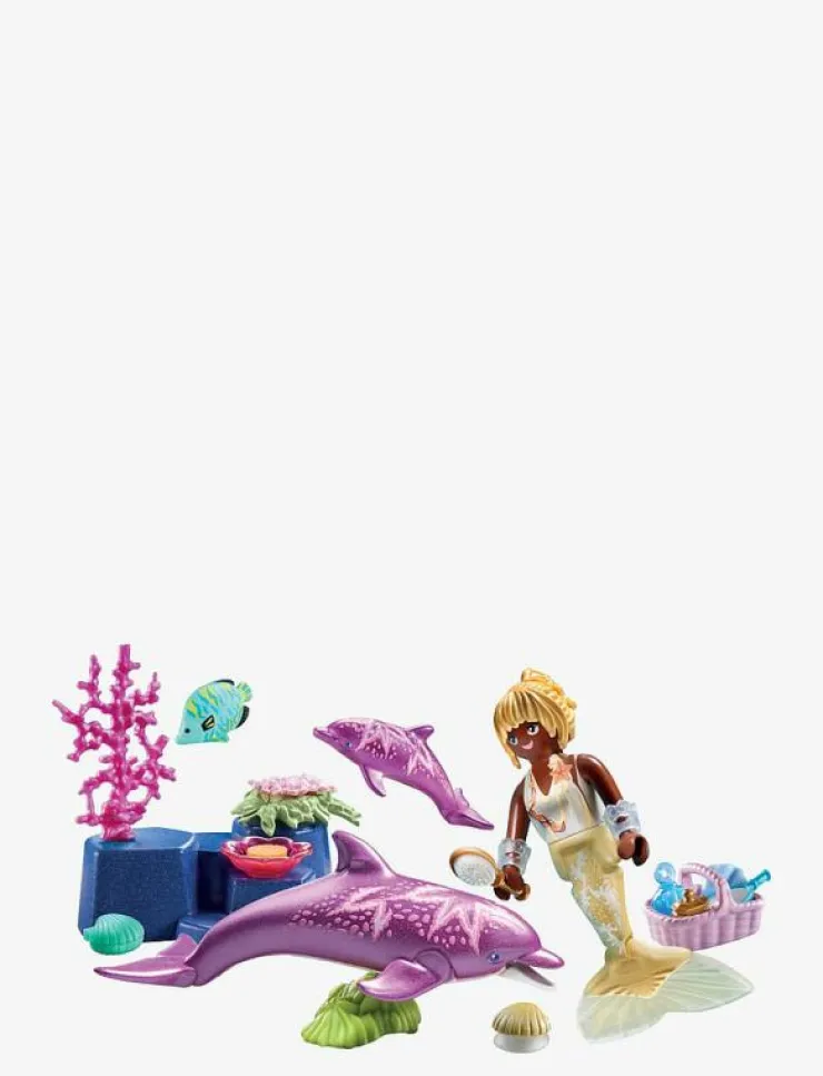 PLAYMOBIL Princess Magic Sjöjungfru med delfiner - 71501 - Princess Magic|Barn Playmobil Leksaker