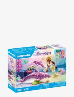 PLAYMOBIL Princess Magic Sjöjungfru med delfiner - 71501 - Princess Magic|Barn Playmobil Leksaker