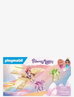 Barn PLAYMOBIL Playmobil Leksaker|Princess Magic Trip with Pegasus Foals in the Clouds - 71363 - Princess Magic