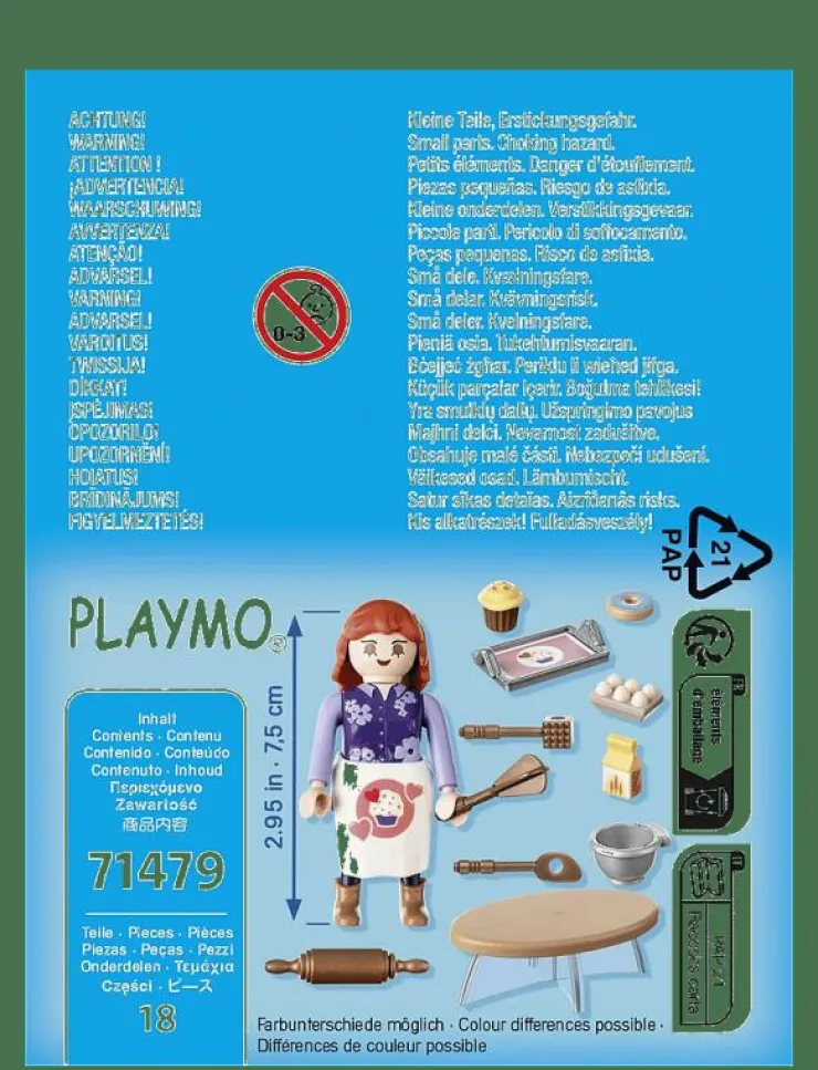 PLAYMOBIL Special Plus Konditor - 71479 - Special Plus|Barn Playmobil Leksaker