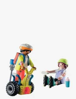 Barn PLAYMOBIL Playmobil Leksaker|Starter Pack Räddning med Balance-Racer - 71257 - City Life