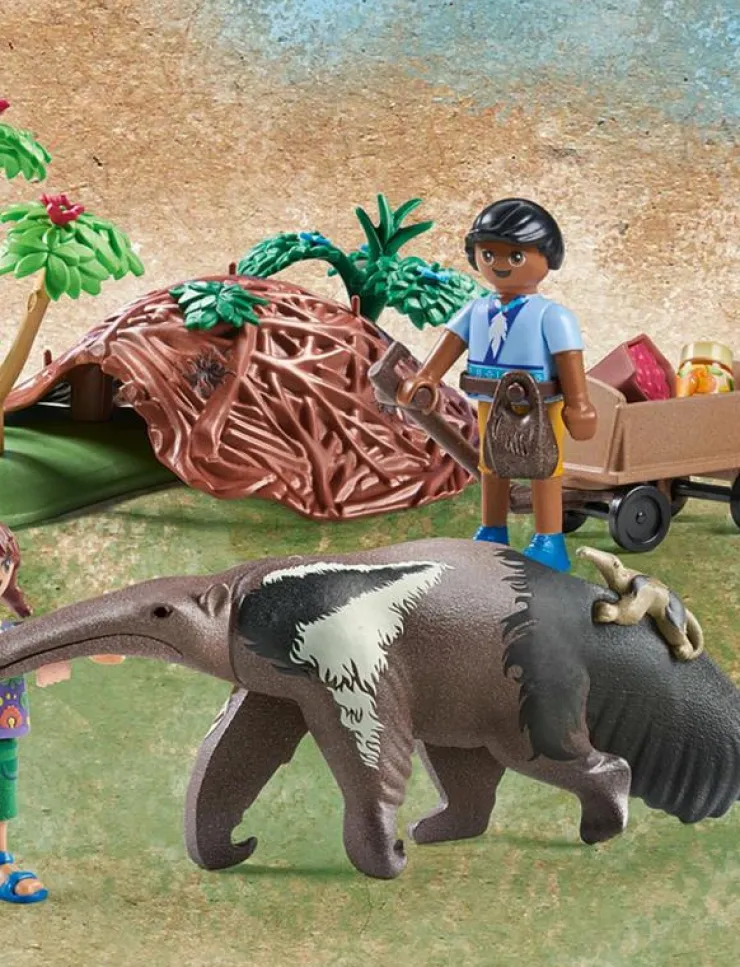 Barn PLAYMOBIL Playmobil Leksaker|Wiltopia Vård av myrslok - 71012 - Wiltopia