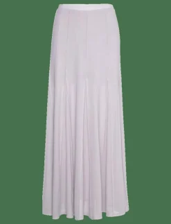 REMAIN Birger Christensen Pleated Midi Mesh Skirt - Maxikjolar|Kvinnor Kjolar