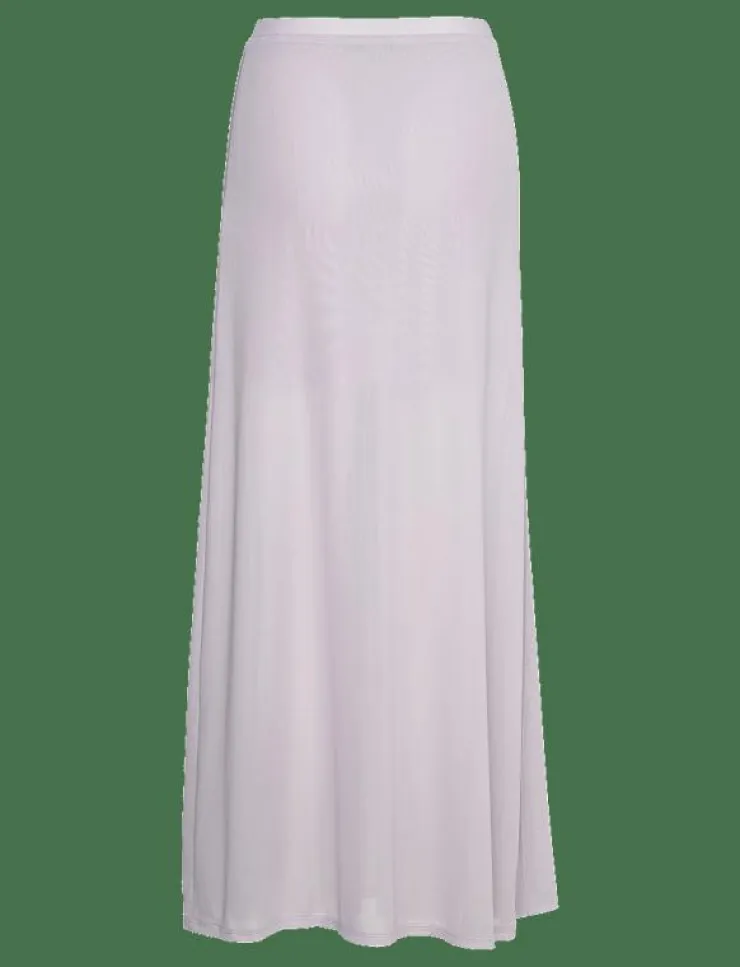 REMAIN Birger Christensen Pleated Midi Mesh Skirt - Maxikjolar|Kvinnor Kjolar