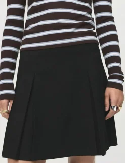 Kvinnor Mango Kjolar|Pleated mini-skirt - Korta kjolar