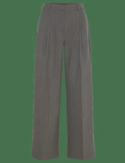 Kvinnor Mango Plus Size & Curvy|Byxor|Pleated wide leg trousers - Vida byxor
