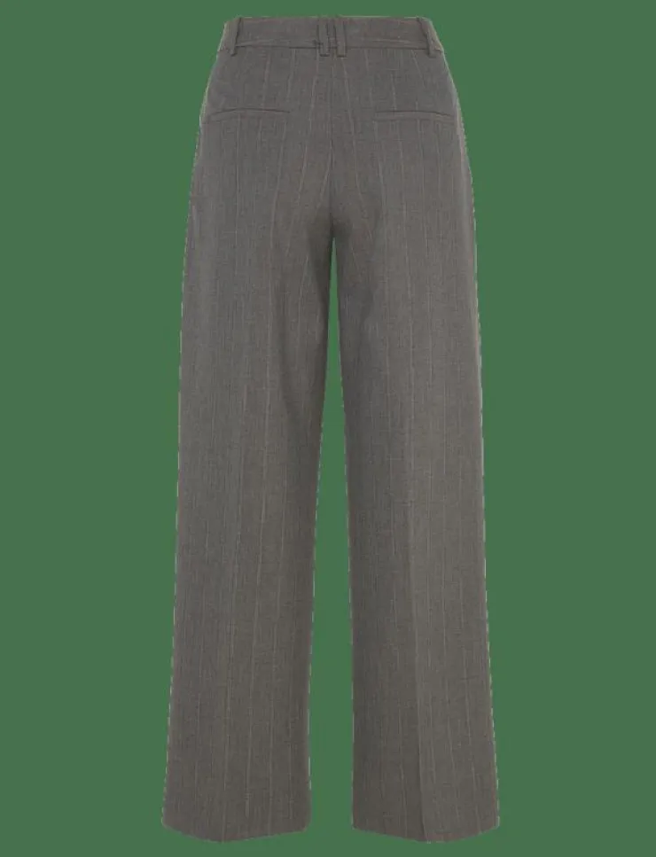 Kvinnor Mango Plus Size & Curvy|Byxor|Pleated wide leg trousers - Vida byxor
