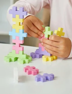 Barn Plus-Plus Klossar & Byggsatser|BIG Pastel / 50 pcs. - Byggsats