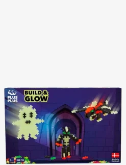 Barn Plus-Plus Klossar & Byggsatser|Build and Glow - Glow in the Dark / 360 pcs - Byggsats