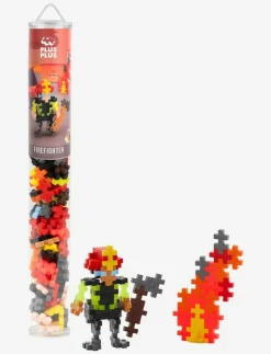 Barn Plus-Plus Klossar & Byggsatser|Firefighter / 100 pcs Tube - Byggsats