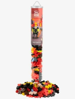 Barn Plus-Plus Klossar & Byggsatser|Firefighter / 100 pcs Tube - Byggsats