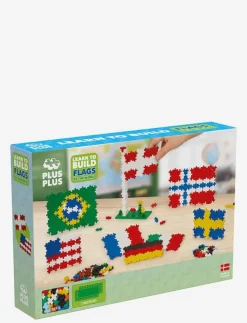 Barn Plus-Plus Klossar & Byggsatser|Learn To Build Flags of the World - Byggsats