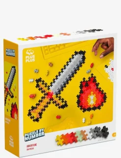 Plus-Plus Puzzle By Number Adventure 250pcs - Byggsats|Barn Klossar & Byggsatser