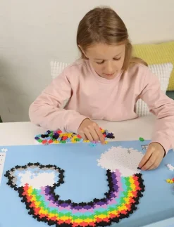 Plus-Plus Puzzle By Number Rainbow 500pcs - Byggsats|Barn Klossar & Byggsatser
