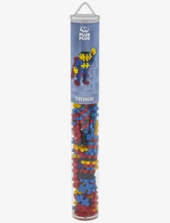 Barn Plus-Plus Klossar & Byggsatser|Superhero / 100 pcs Tube - Byggsats