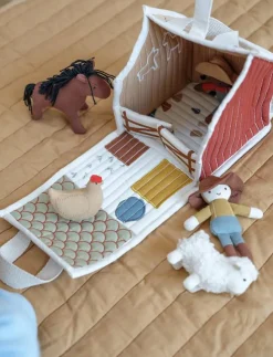 Barn Fabelab Gosedjur|Pocket Friend - Farm Animals - Mjukisdjur