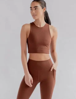 Girlfriend Collective Pocket High-Rise Legging, 7/8 - Träningstights|Kvinnor Tights|Leggings & Tights