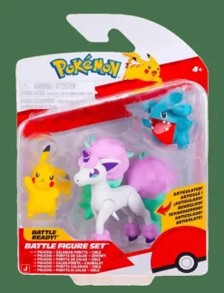 Barn Proxy Leksaksset & Leksaksfigurer|POKEMON BATTLE FIGURE 3 PK PIKACHU/GIBLE/PONYTA - Lekset