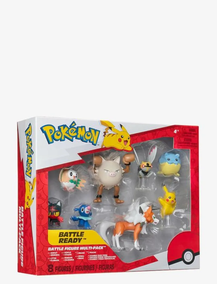 Barn Proxy Leksaksset & Leksaksfigurer|POKEMON BATTLE FIGURE 8 PK - Actionfigur