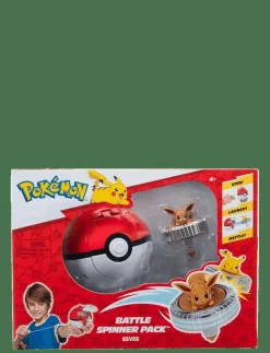 Barn Proxy Leksaksset & Leksaksfigurer|POKEMON BATTLE SPINNER EEVEE - Lekset