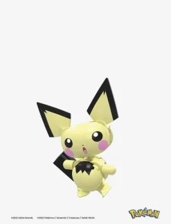MEGA Pokémon Pokémon Building Toy Kit Pikachu Set with 3 Action Figures (159 Pieces) for Kids - Byggsats|Barn Klossar & Byggsatser