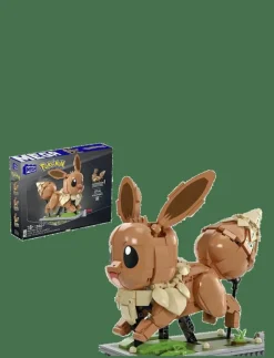 Barn Mega Klossar & Byggsatser|Pokémon Motion Eevee Building Toy Kit (1366 Pieces) for Collectors - Byggsats