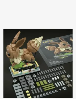 Barn Mega Klossar & Byggsatser|Pokémon Motion Eevee Building Toy Kit (1366 Pieces) for Collectors - Byggsats