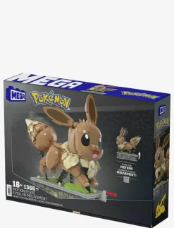 Barn Mega Klossar & Byggsatser|Pokémon Motion Eevee Building Toy Kit (1366 Pieces) for Collectors - Byggsats