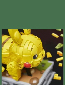 Barn MEGA Pokémon Leksaker|Leksaker|Pokémon Motion Pikachu Building Brick Set with Mechanized Motion (1095 Pieces) - Byggsats