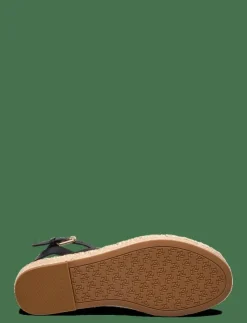 Lauren Ralph Lauren Polly Leather Gladiator Espadrille - Platta espadriller|Kvinnor Espadrillos