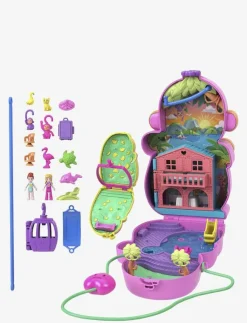 Barn Polly Pocket Leksaksset & Leksaksfigurer|Momma Monkey and Baby - Lekset