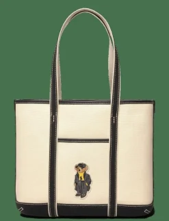 Polo Ralph Lauren Polo Bear Canvas Small Shopper Tote - Shoppers|Kvinnor Shoppingväskor & Totes